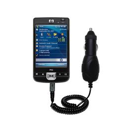 Gomadic Rapid Car / Auto Charger for the HP iPaq 210 - Brand w/ TipExchange Technology