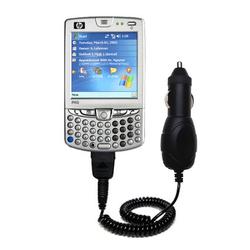 Gomadic Rapid Car / Auto Charger for the HP iPaq hw6510 - Brand w/ TipExchange Technology