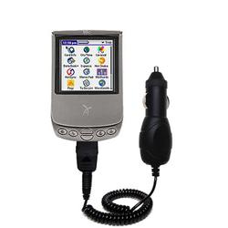 Gomadic Rapid Car / Auto Charger for the Handspring Treo 90 - Brand w/ TipExchange Technology