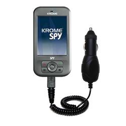 Gomadic Rapid Car / Auto Charger for the Krome Spy - Brand w/ TipExchange Technology