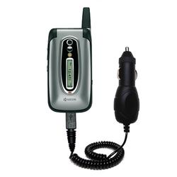 Gomadic Rapid Car / Auto Charger for the Kyocera KX16 - Brand w/ TipExchange Technology