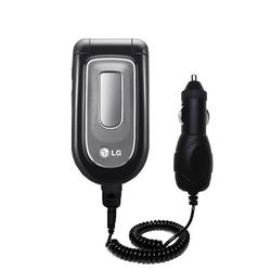 Gomadic Rapid Car / Auto Charger for the LG 3450 - Brand w/ TipExchange Technology