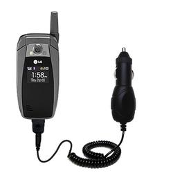 Gomadic Rapid Car / Auto Charger for the LG AX355 - Brand w/ TipExchange Technology