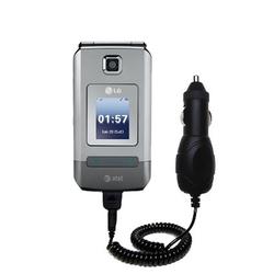 Gomadic Rapid Car / Auto Charger for the LG CU575 TraX - Brand w/ TipExchange Technology