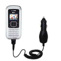 Gomadic Rapid Car / Auto Charger for the LG EnV - Brand w/ TipExchange Technology