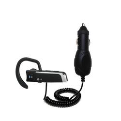 Gomadic Rapid Car / Auto Charger for the LG HBM-300 - Brand w/ TipExchange Technology