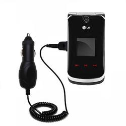 Gomadic Rapid Car / Auto Charger for the LG KG810 - Brand w/ TipExchange Technology