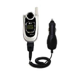 Gomadic Rapid Car / Auto Charger for the LG VX4700 - Brand w/ TipExchange Technology