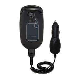 Gomadic Rapid Car / Auto Charger for the LG VX5400 - Brand w/ TipExchange Technology