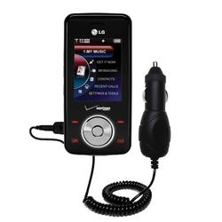 Gomadic Rapid Car / Auto Charger for the LG VX8550 - Brand w/ TipExchange Technology