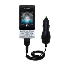 Gomadic Rapid Car / Auto Charger for the LG VX9400 - Brand w/ TipExchange Technology