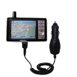 Gomadic Rapid Car / Auto Charger for the Medion MDPNA 150 - Brand w/ TipExchange Technology