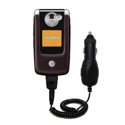 Gomadic Rapid Car / Auto Charger for the Motorola E895 - Brand w/ TipExchange Technology