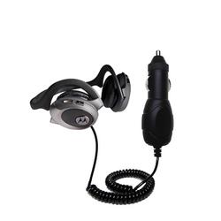 Gomadic Rapid Car / Auto Charger for the Motorola Headset BT820 - Brand w/ TipExchange Technology