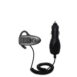 Gomadic Rapid Car / Auto Charger for the Motorola Headset H500 - Brand w/ TipExchange Technology
