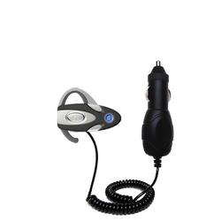 Gomadic Rapid Car / Auto Charger for the Motorola Headset HS820 - Brand w/ TipExchange Technology