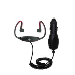Gomadic Rapid Car / Auto Charger for the Motorola Headset S9 - Brand w/ TipExchange Technology