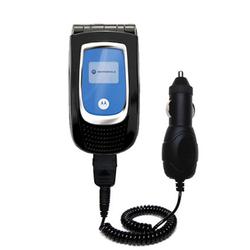 Gomadic Rapid Car / Auto Charger for the Motorola MPx200 - Brand w/ TipExchange Technology