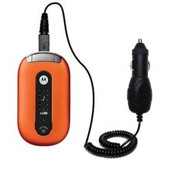 Gomadic Rapid Car / Auto Charger for the Motorola PEBL U6 - Brand w/ TipExchange Technology