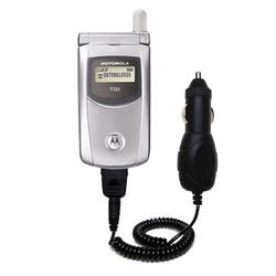 Gomadic Rapid Car / Auto Charger for the Motorola T725e - Brand w/ TipExchange Technology