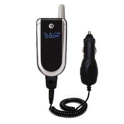 Gomadic Rapid Car / Auto Charger for the Motorola V180 - Brand w/ TipExchange Technology