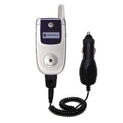 Gomadic Rapid Car / Auto Charger for the Motorola V220 - Brand w/ TipExchange Technology