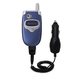 Gomadic Rapid Car / Auto Charger for the Motorola V300 - Brand w/ TipExchange Technology