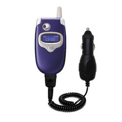 Gomadic Rapid Car / Auto Charger for the Motorola V330 - Brand w/ TipExchange Technology