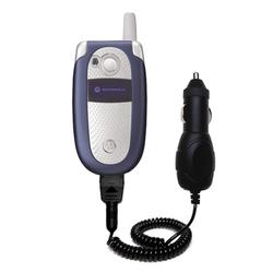 Gomadic Rapid Car / Auto Charger for the Motorola V505 - Brand w/ TipExchange Technology