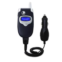 Gomadic Rapid Car / Auto Charger for the Motorola V535 - Brand w/ TipExchange Technology