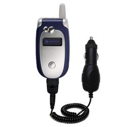 Gomadic Rapid Car / Auto Charger for the Motorola V555 - Brand w/ TipExchange Technology