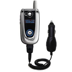 Gomadic Rapid Car / Auto Charger for the Motorola V600 - Brand w/ TipExchange Technology