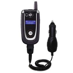 Gomadic Rapid Car / Auto Charger for the Motorola V620 - Brand w/ TipExchange Technology