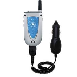 Gomadic Rapid Car / Auto Charger for the Motorola V66 - Brand w/ TipExchange Technology