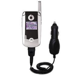 Gomadic Rapid Car / Auto Charger for the Motorola V710 - Brand w/ TipExchange Technology