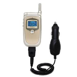Gomadic Rapid Car / Auto Charger for the Motorola V731 - Brand w/ TipExchange Technology
