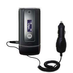 Gomadic Rapid Car / Auto Charger for the Motorola W385 - Brand w/ TipExchange Technology