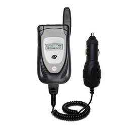 Gomadic Rapid Car / Auto Charger for the Motorola i455 - Brand w/ TipExchange Technology