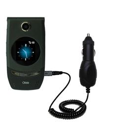 Gomadic Rapid Car / Auto Charger for the Orange SPV F600 - Brand w/ TipExchange Technology