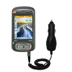 Gomadic Rapid Car / Auto Charger for the Orange SPV M3100 - Brand w/ TipExchange Technology