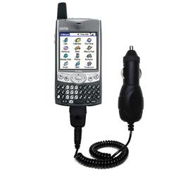 Gomadic Rapid Car / Auto Charger for the PalmOne Treo 600 - Brand w/ TipExchange Technology