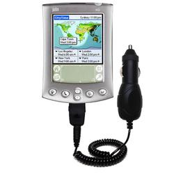 Gomadic Rapid Car / Auto Charger for the PalmOne m500 - Brand w/ TipExchange Technology