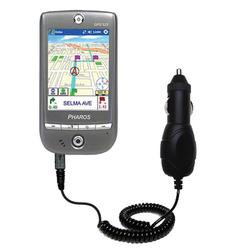 Gomadic Rapid Car / Auto Charger for the Pharos GPS 525 - Brand w/ TipExchange Technology