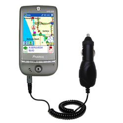 Gomadic Rapid Car / Auto Charger for the Pharos GPS 525E - Brand w/ TipExchange Technology