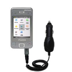 Gomadic Rapid Car / Auto Charger for the Pharos PTL600 - Brand w/ TipExchange Technology