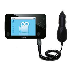 Gomadic Rapid Car / Auto Charger for the Philips GoGear SA6014/37 - Brand w/ TipExchange Technology