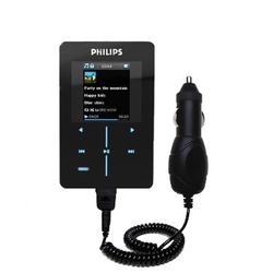 Gomadic Rapid Car / Auto Charger for the Philips GoGear SA9200/17 - Brand w/ TipExchange Technology
