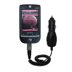 Gomadic Rapid Car / Auto Charger for the Qtek G100 - Brand w/ TipExchange Technology