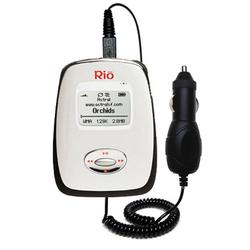 Gomadic Rapid Car / Auto Charger for the Rio Carbon - Brand w/ TipExchange Technology