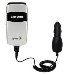 Gomadic Rapid Car / Auto Charger for the Samsung A420 - Brand w/ TipExchange Technology
